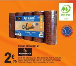 E.Leclerc BUCHES DENSIFIEES X5 offre