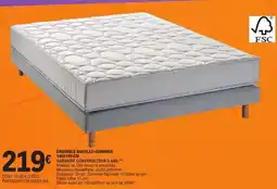 E.Leclerc ENSEMBLE MATELAS+SOMMIER offre
