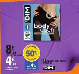 E.Leclerc Collant Body Touch Opaque X1 offre