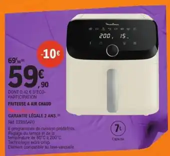 E.Leclerc Friteuse À Air Chaud offre