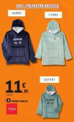E.Leclerc Hoodie Adulte offre