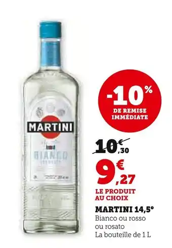 Super U Martini 14,5° offre