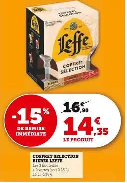 Super U Coffret selection bieres leffe offre