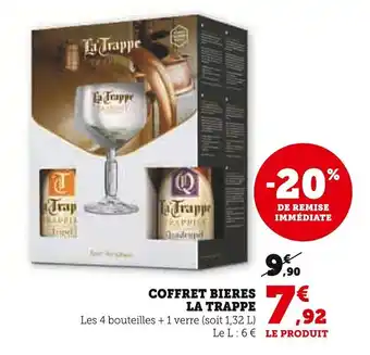 Super U Coffret bieres la trappe offre