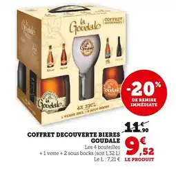 Super U Coffret decouverte bieres goudale offre