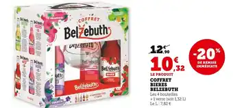Super U Coffret bieres belzebuth offre