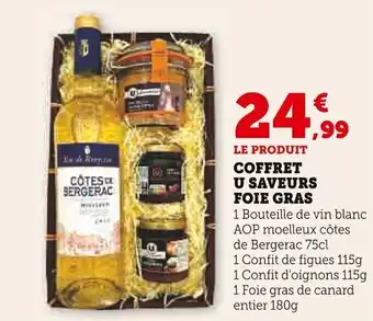 Super U Coffret u saveurs foie gras offre
