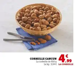 Super U Corbeille cancun offre