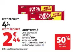 Auchan Kitkat nestlé offre
