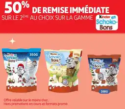 Auchan Kinder schoko bons offre