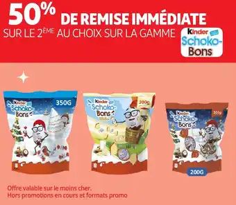Auchan Kinder schoko bons offre