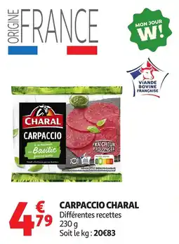Auchan Carpaccio charal offre