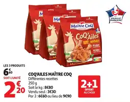 Auchan Coq'ailes maître coq offre