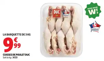 Auchan Cuisses de poulet duc offre