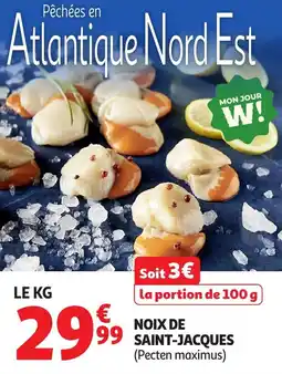 Auchan Noix de saint-jacques offre