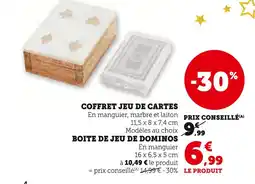 Hyper U Coffret jeu de cartes offre
