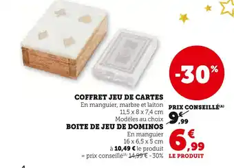 Hyper U Coffret jeu de cartes offre