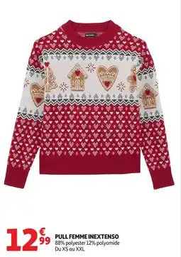 Auchan Pull femme inextenso offre