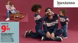 Auchan Pull bébé enfant ou homme inextenso offre