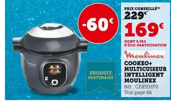 Hyper U MOULINEX Cookeo+ Multicuiseur Intelligent offre
