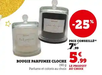 Bougie parfumée cloche