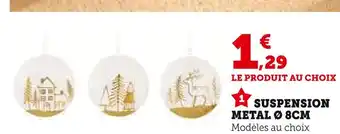 Hyper U Suspension métal Ø 8cm offre