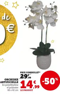 Hyper U Orchidée artificielle offre