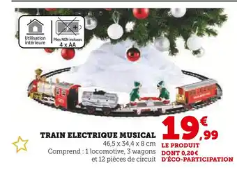 Hyper U Train électrique musical offre