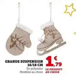 Hyper U Grande suspension offre