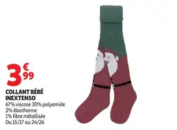 Auchan Collant bébé inextenso offre