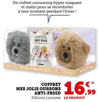 Hyper U Coffret mes jolis oursons anti-froid offre