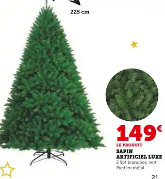 Hyper U Sapin Artificiel Luxe offre