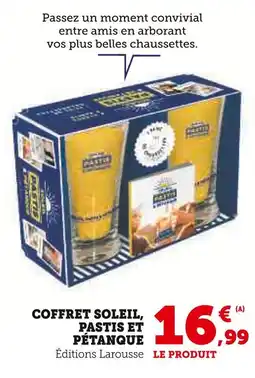Hyper U Coffret Soleil, Pastis et Pétanque offre
