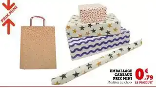 Hyper U Prix Mini Emballage cadeaux offre
