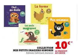 Hyper U Collection mes petits imagiers sonores offre