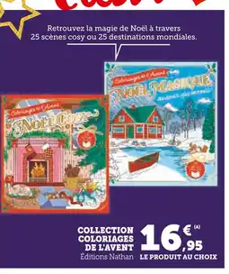 Hyper U Collection coloriages de l'Avent offre