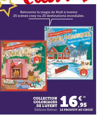 Hyper U Collection coloriages de l'Avent offre