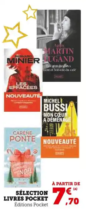 Hyper U Sélection Livres Pocket offre