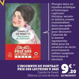 Hyper U U L'inconnue du portrait prix des lecteurs 2025 offre