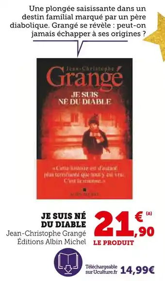 Hyper U Je suis né du diable offre