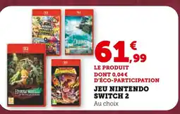 Hyper U Jeu nintendo switch 2 offre
