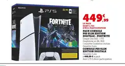 Hyper U Sony Pack Console PS5 Slim Edition Digitale - Fortnite offre