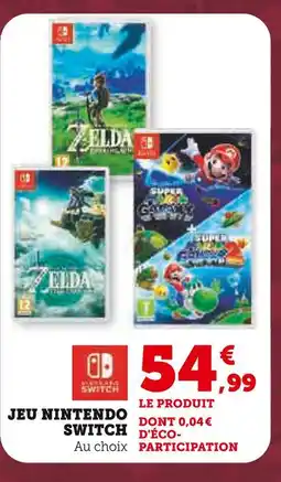 Hyper U SWITCH Jeu Nintendo offre
