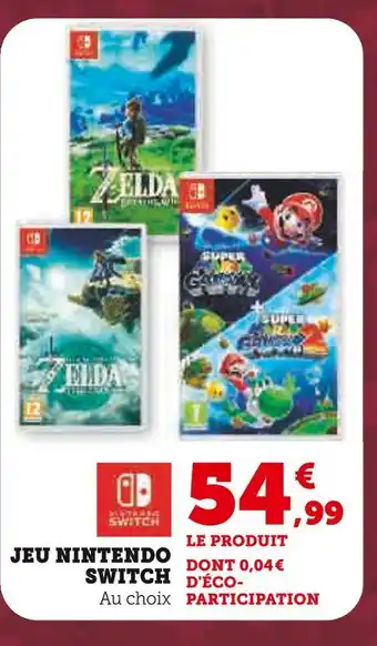 Hyper U SWITCH Jeu Nintendo offre