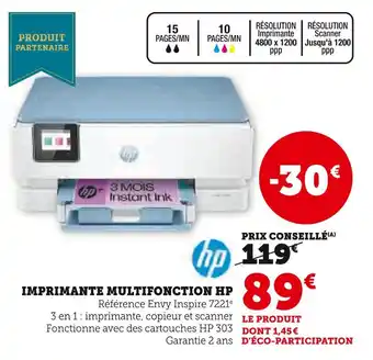 Hyper U HP Imprimante multifonction offre