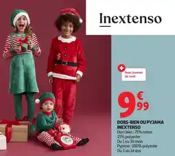Auchan Dors-bien ou pyjama inextenso offre
