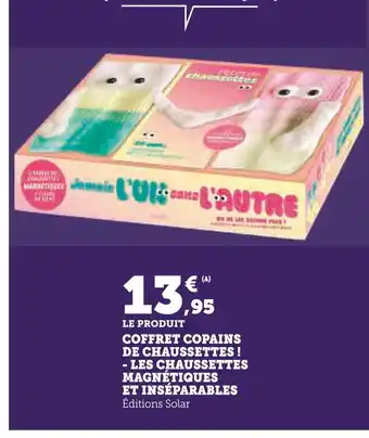 Hyper U Coffret Copains de Chaussettes offre