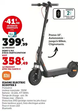 Hyper U XIAOMI Electric Scooter 5 offre