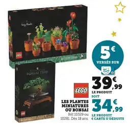 Hyper U LEGO Les plantes miniatures offre