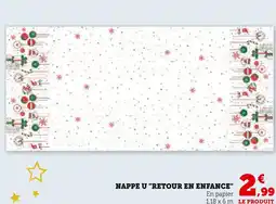 Hyper U U Nappe Retour en Enfance offre